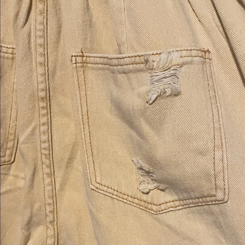 POL YELLOW Distressed baggy pants - Picture 12 of 14